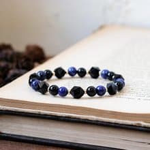 青金石 黑瑪瑙 手鍊 礦石水晶