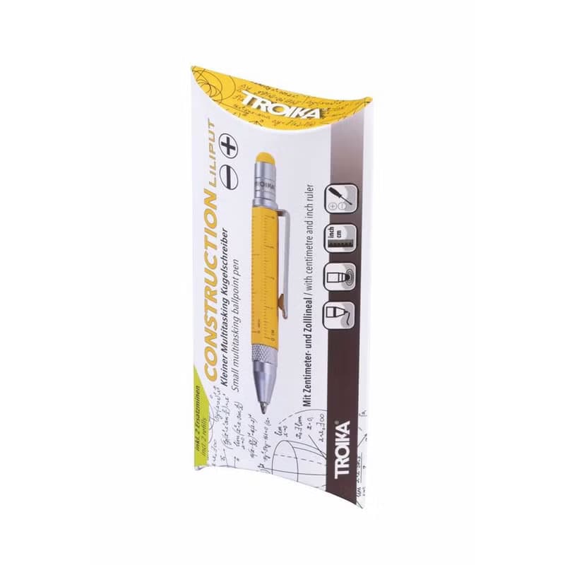 【畢業禮物】隨身版多功能工具筆(黃色)