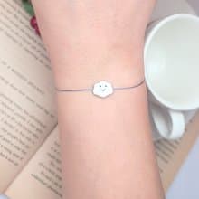 Le Bonheur Line 幸福線 純銀 雲朵 可愛 笑臉 微笑 手練 銀飾