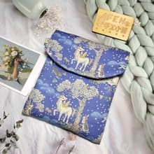 袋物系列-棉麻布寶藍獨角獸款布6吋電子書保護套-讀墨Mooink 6吋-