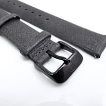 快拆皮革錶帶-深灰色