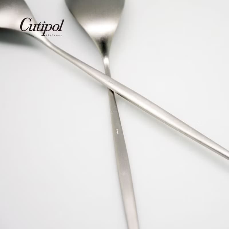 葡萄牙 Cutipol  MOON霧銀 28CM 沙拉叉匙組