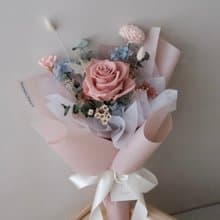 | 情人節永生花花束 |  生日花束/情人節花束