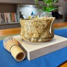台灣陶藝大師蘇秉康 - 志野燒茶碗(包窯作品)