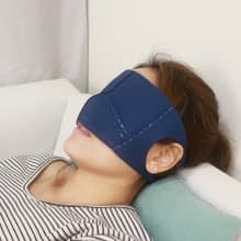 午夜藍─4合1石墨烯蒸氣舒眠眼鼻罩組 眼罩 送禮、聖誕節禮物