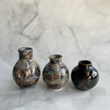 手工陶瓷迷你花瓶 擴香瓶 花器 精油瓶 花瓶 陶藝 母親節禮物