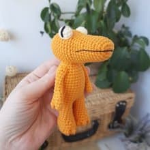 Rainbow friend toys gift. Stuffed doll for kids. Orange rainbow friends Roblox