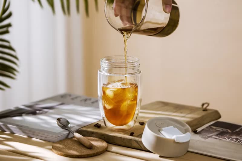 【贈送環保吸管】不燙手雙層隔熱玻璃杯2入組-325ml 情人節 生日