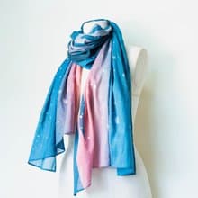 【眾山・星空】純棉圍巾68×170 cm | 披肩 保暖 禮物