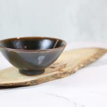 【送禮好物】鐵斑 天目釉大碗 茶碗 鶯歌名家葉敏祥作品