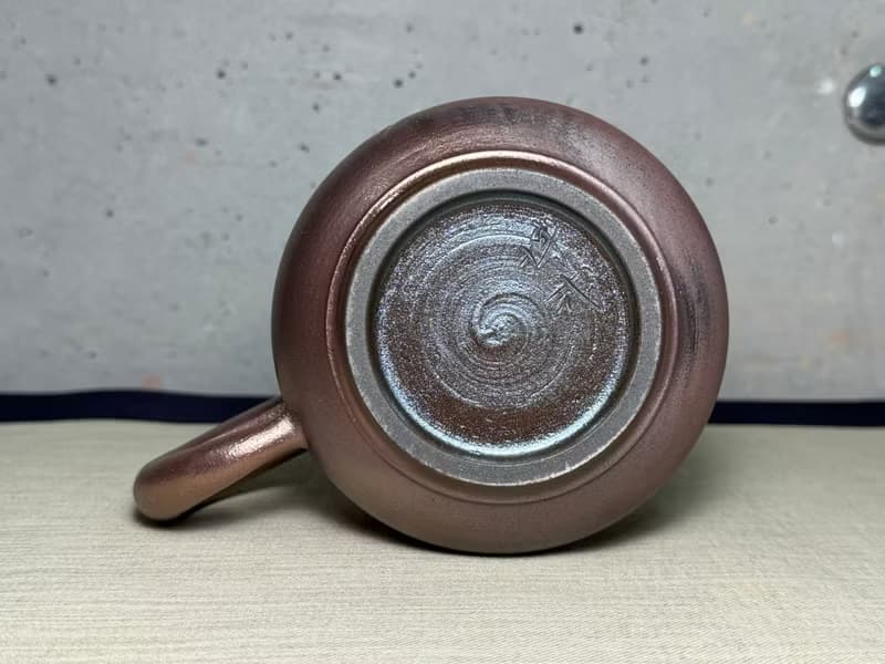 馬克杯/柴燒/手工/金彩/火痕/楊博戎