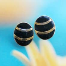 Vintage Jewelry 西洋古董飾品 復古 簡約  針式耳環