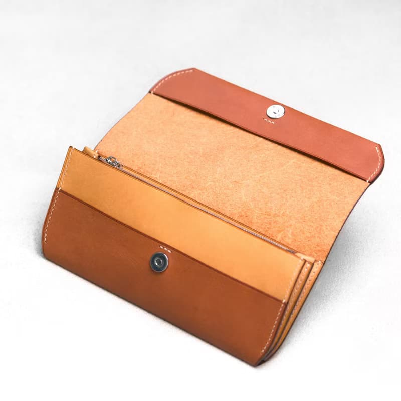 偶物///三折長夾帶拉鍊零錢包