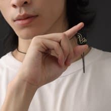 星座項鍊|男款水瓶座|醫療鋼