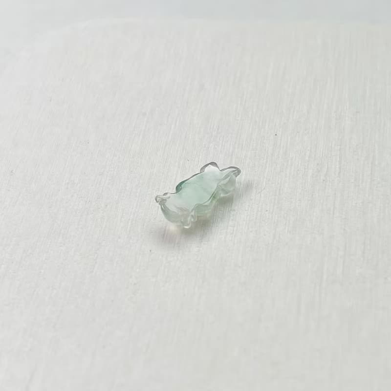 冰飄藍花翡翠小兔子 | 天然緬甸A貨翡翠 | 送禮