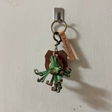 捲捲鹿角蕨_皮革吊飾 / 送禮
