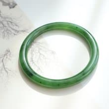 天然和田玉手鐲老坑碧玉獼猴桃碧玉手鐲玉質細膩油潤送女友媽媽