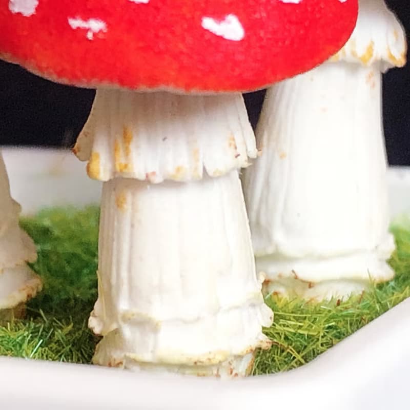 黏土植物 — 鵝膏菌小蘑菇盆栽