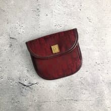 【 日本直送　名牌中古包 】Christian Dior クリスチャン ディオール トロッター コインケース レッド vintage ヴィンテージ 4vky8y