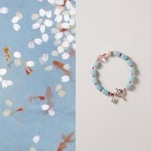 原創手工限量天然天河石珍珠手串葫蘆紅繩開運手鏈生日禮物