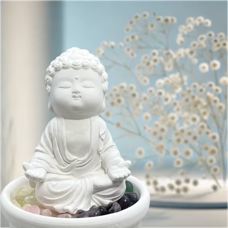 水晶擴香 開運五行水晶礦石擴香之衲靜小盤水晶套組 開運能量水晶