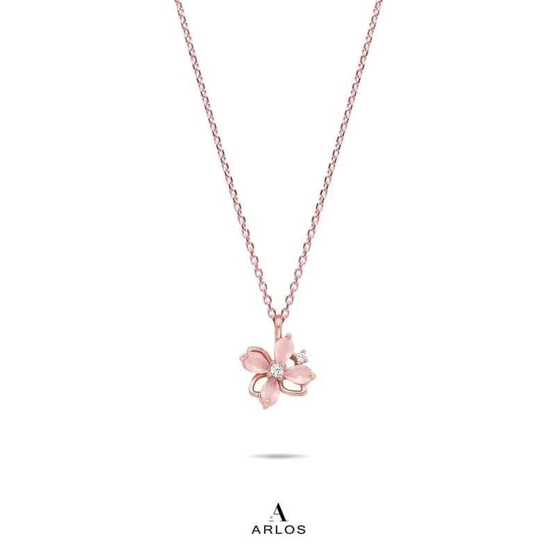L'amour 浪漫櫻花頸鏈