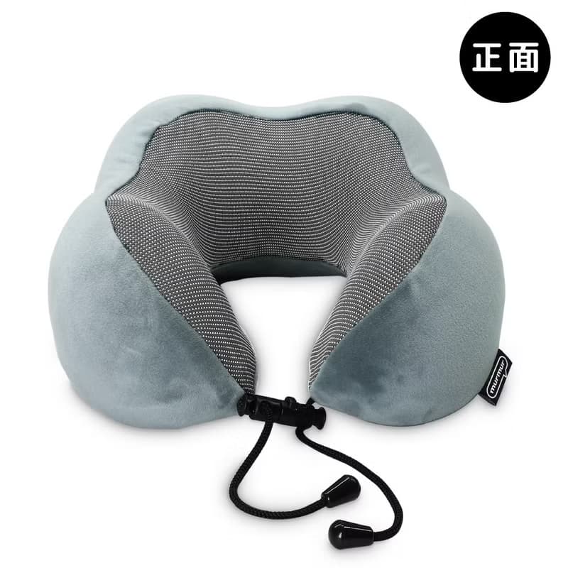murmur山丘頸枕NP026(太空灰-絨毛)|U型護頸枕推薦(附收納袋)