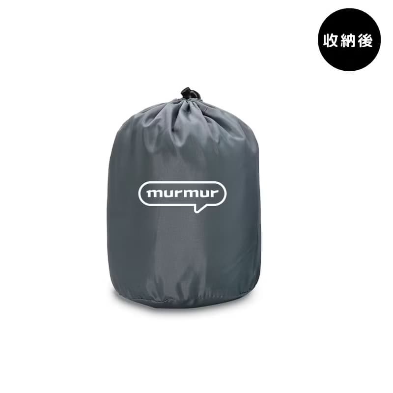 murmur山丘頸枕NP026(太空灰-絨毛)|U型護頸枕推薦(附收納袋)