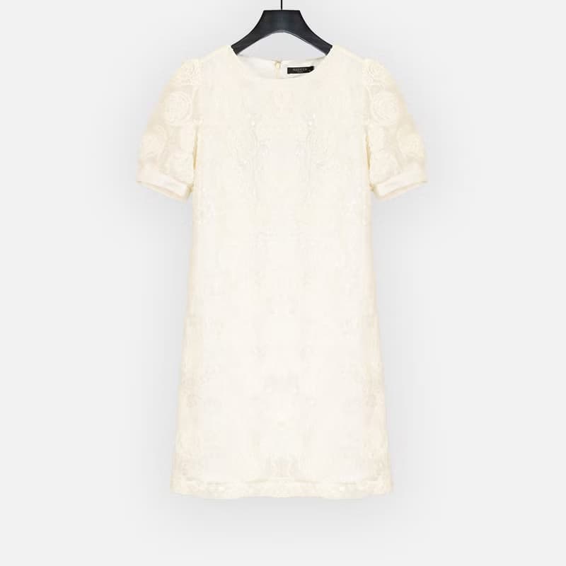 【MEDUSA】玫瑰盤花亮片嫘縈小禮服(M-XL) | 小禮服 媽媽禮服