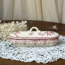 *50749-法國百年Saint-Amand et Hamage瓷器收納盒Nigella 系列