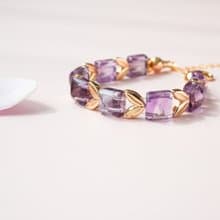 金字塔巴西紫水晶手排手鍊