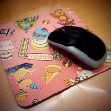 REORE開心馬戲團織畫緹花 滑鼠墊 粉紅