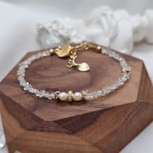 【嚴選】赫基蒙鑽  珍珠手鍊(細鍊)