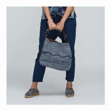 Tribal Bag, Hmong Tote Bag,  Water-splash Bag, Indigo Purses, Hobo Bags