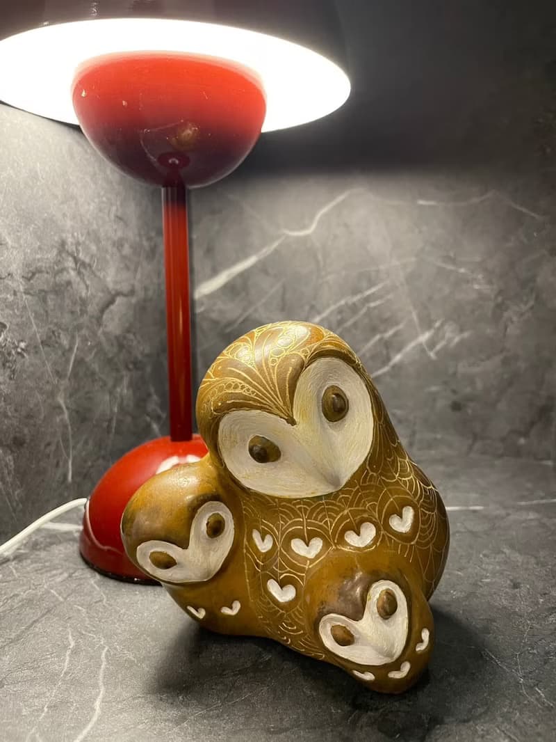 釩墉創藝  【福慧鷹家】 限量手繪貓頭鷹