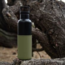 美國HYDY時尚保溫水瓶 CinCin Black系列 | 海藻綠-黑瓶 - 590ml