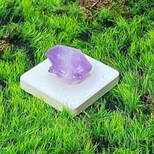 天然可愛夢幻漸層紫骨幹水晶 紫水晶 療癒 招財 智慧 財運 開運