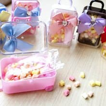 創意行李箱糖果(迷你粉彩棉花糖)(滿100份免費印名字) 創意禮物