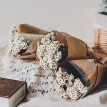 Fleurir朵朵時光 Bonjour優雅花束 畢業快樂乾燥捧花 畢業花束