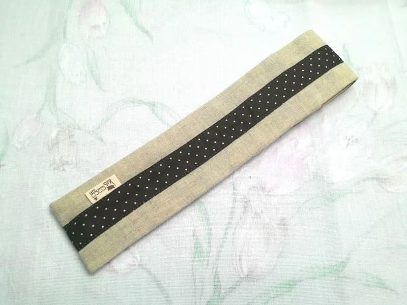 餐具組隨身收納袋 筷套F02-001(咖啡色)~獨特設計手工縫製