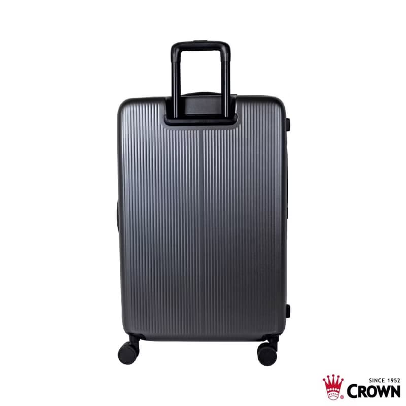 【CROWN】29吋 DOPPIO 前開框架拉桿箱 託運箱  霧面鐵灰
