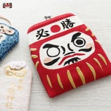 京都綾小路平口口金包-達摩