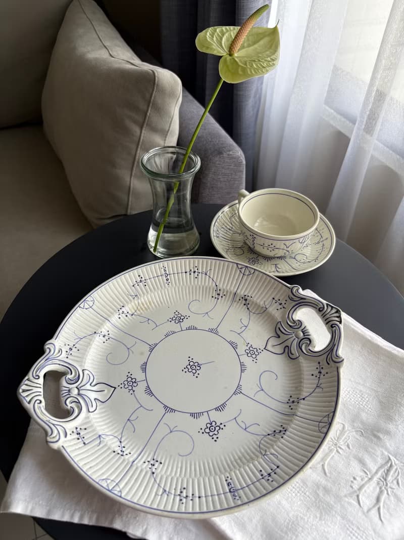 Villeroy & Boch 古董縷空唐草餐盤.蛋糕盤.起司盤
