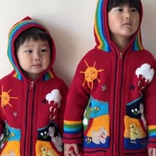 neko mo.kkum.san zip-up