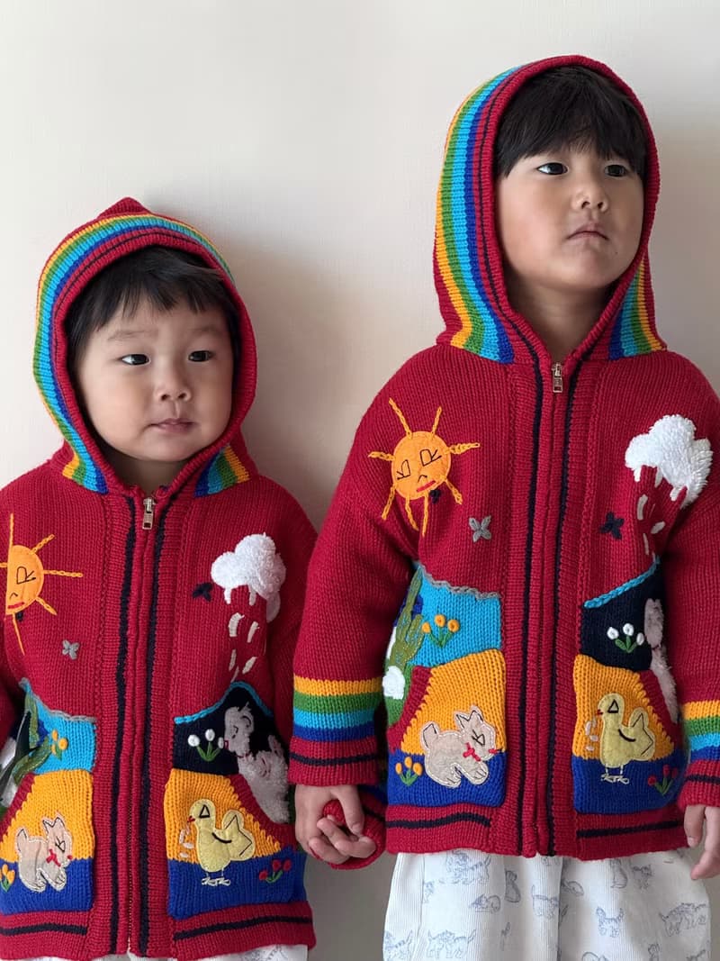 neko mo.kkum.san zip-up