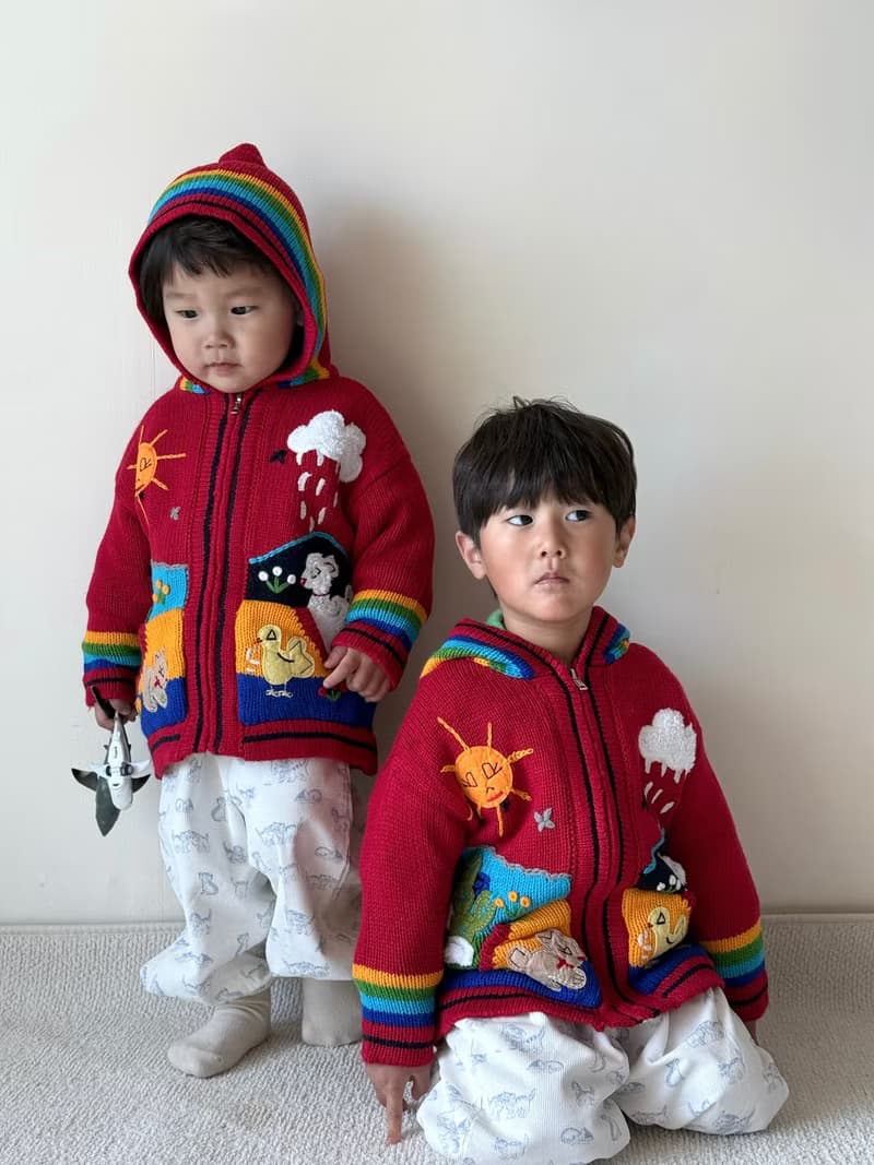 neko mo.kkum.san zip-up