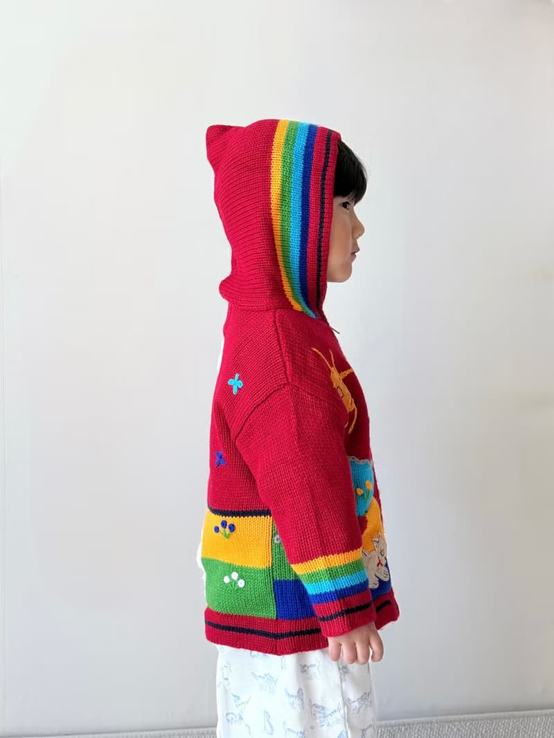 neko mo.kkum.san zip-up