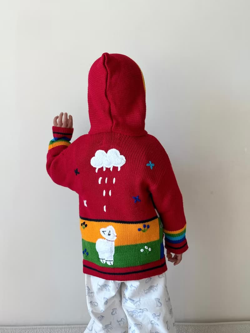 neko mo.kkum.san zip-up