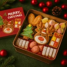聖誕限定|可可魯的聖誕禮盒|交換禮物-鐵盒餅乾-聖誕禮物-聖誕節