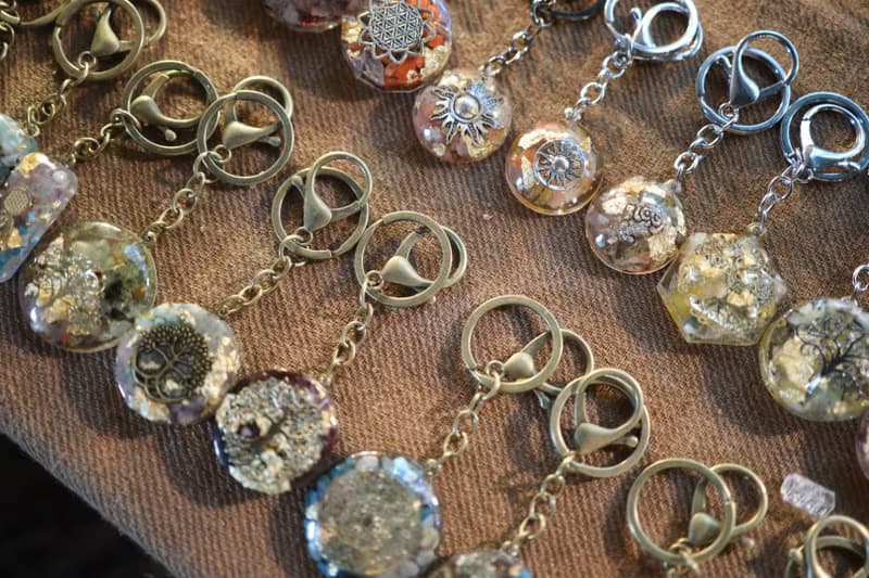 【許願福袋】3cm奧剛鑰匙圈開運福袋許願水晶-天然礦石金字塔Luck